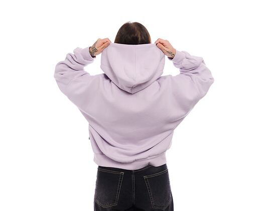 Damen Pullover Karl Kani Woven Signature Glitter OS Hoodie lilac