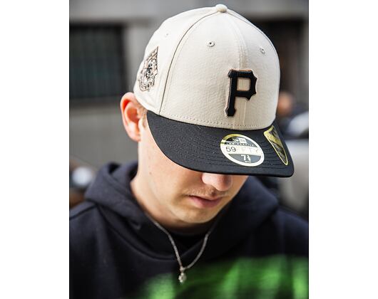 Kappe New Era - 59FIFTY Low Profile "Late Fall Vibes" - Pittsburgh Pirates - Cream / Black