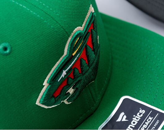 Kappe Fanatics - Minnesota Wild - A/CAP Str Mid Crn Adj Sqv Sbk - Dark Green
