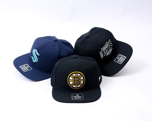 Kappe Fanatics - Boston Bruins - A/CAP Str Mid Crn Adj Sqv Sbk - Black