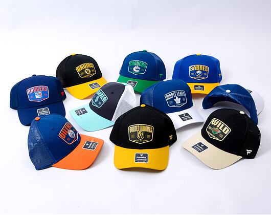 Kappe Fanatics - Edmonton Oilers - A/CAP Structured Adjustable Meshback - Blue Cobalt/Dark Orang