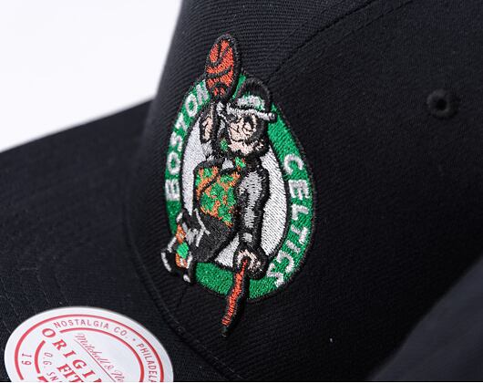 Kappe Mitchell & Ness - Shine On Snapback - Boston Celtics - Black