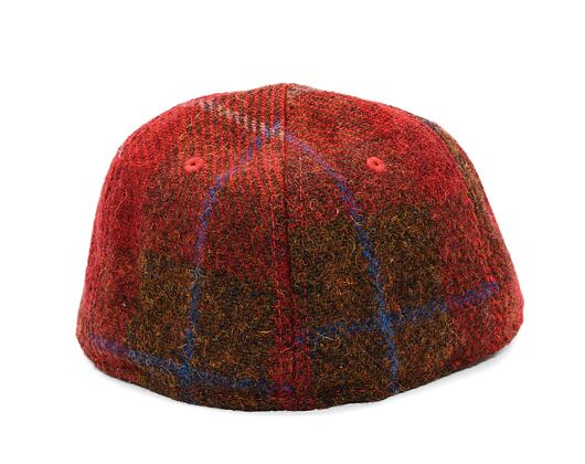 Kappe New Era - 59FIFTY Retro Crown Harris Tweed - Red
