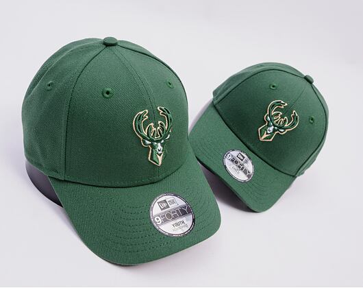 Kinder Kappe New Era - NBA The League 9FORTY - Milwaukee Bucks - Team Color