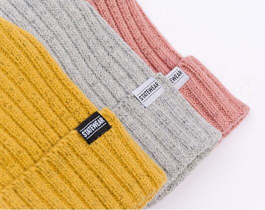 Mütze Statewear - Frank Beanie Light Grey Melange