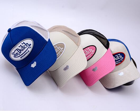Kappe Von Dutch - Trucker Boston - Caps - Cot Twill - Blue/White