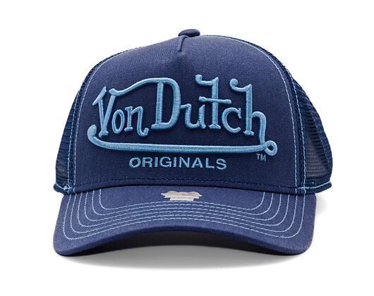 Kappe Von Dutch - Trucker Riverside - Caps - Cot Twill - Blue