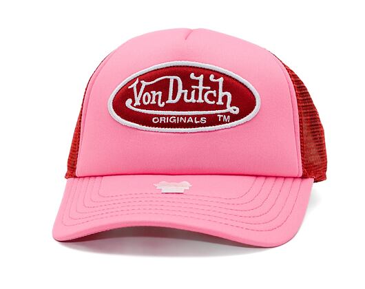 Kappe Von Dutch - Trucker Tampa - Caps - Polyester Foam - Pink/ Red