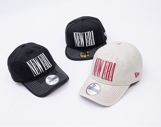 Kappe New Era - Wordmark 9TWENTY - Black / White