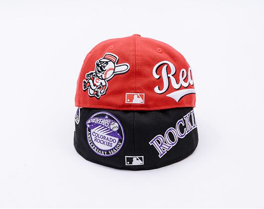 Kappe New Era - MLB Image Drop - All Over Print 59FIFTY - Cincinnati Reds - Scarlet