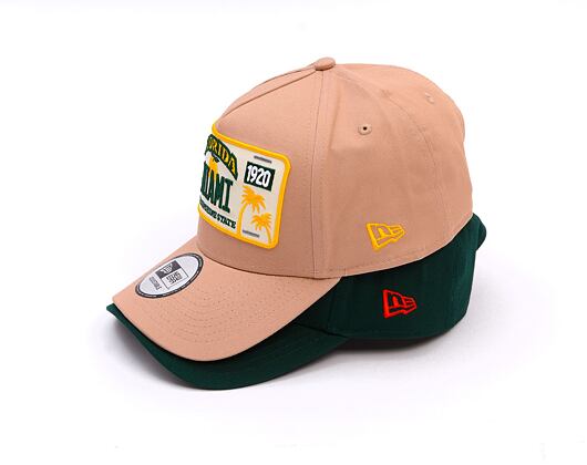 Kappe New Era - License Plate 9FORTY A-Frame - Light Brown