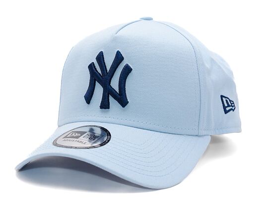 Kappe New Era - MLB Essential 9FORTY A-Frame - NY Yankees - Pastel Blue / Navy