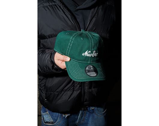 Kappe New Era - Contrast Stitch 9TWENTY - Dark Green / White