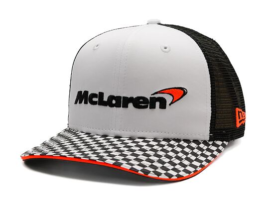 Kappe New Era - F1 Checkered Visor 9FIFTY Original Fit - Mclaren Racing - White