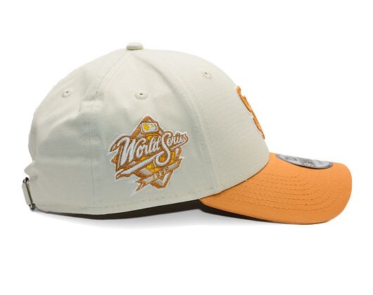 Kappe New Era - MLB World Series Patch 9FORTY - San Diego Padres - Cream / Ochre