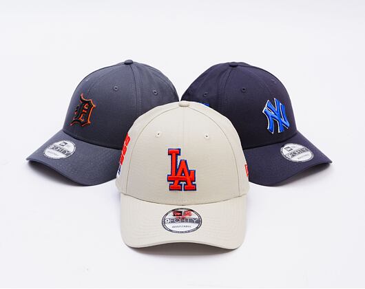 Kappe New Era - MLB Side Patch 9FORTY - LA Dodgers - Stone