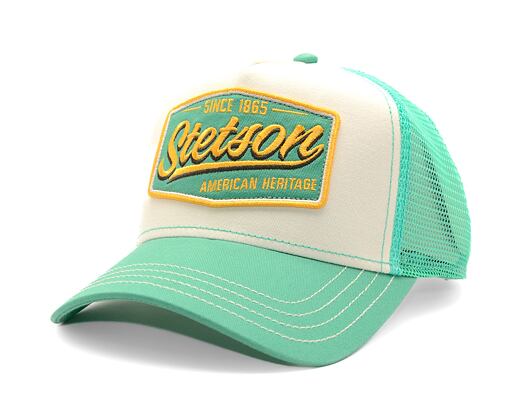 Kappe Stetson - Trucker Cap Vintage - Mint/Off-White