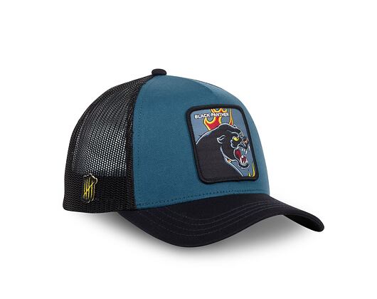 Kappe Capslab - Trucker Black Panther - Night Blue