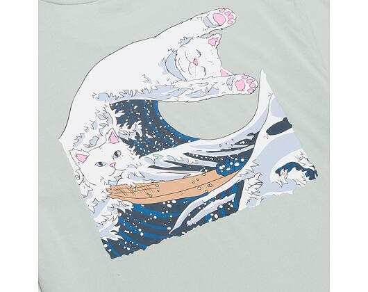 T-Shirt Rip N Dip - Great Wave Tee - Sage Grey