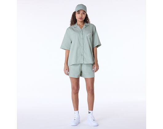 Damen Shorts New Era - Cotton Shorts - Mint Green