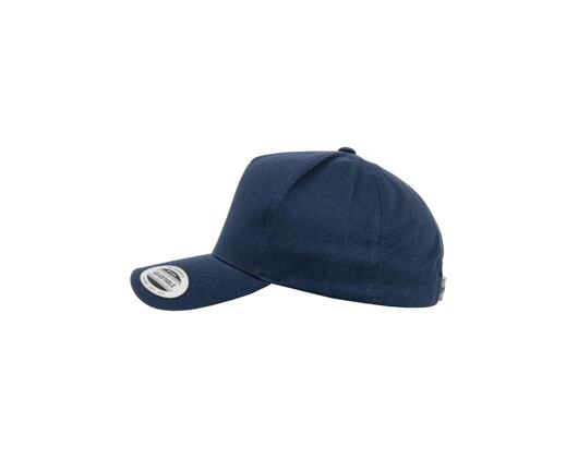 Kappe Yupoong 5-Panel Curved Classic Snapback navy