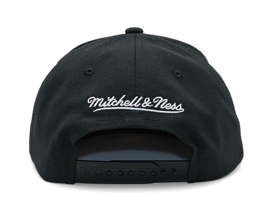 Kappe Mitchell & Ness - Boston Bruins - Evergreen Black White Snapback Vntg - Black