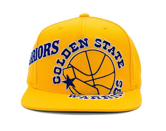 Kappe Mitchell & Ness - Golden State Warriors - Big Time Snapback Hwc - Yellow