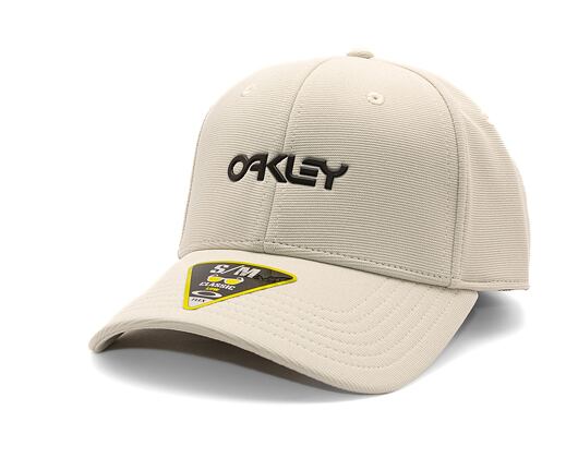 Kappe Oakley - 6 Panel Stretch Metallic Hat - Mist/Black
