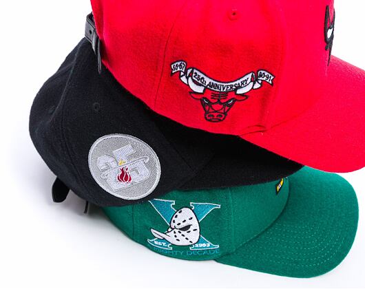 Kappe Mitchell & Ness - Anaheim Ducks - Kicking Wool Pro Strapback Vntg - Teal