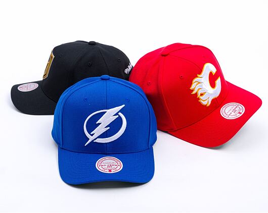 Kappe Mitchell & Ness - Tampa Bay Lightning - Team Ground 2.0 Pro Snapback - Blue