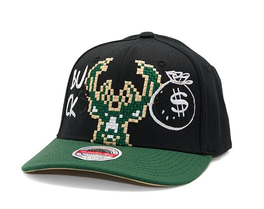 Kappe Adam Wave - Custom NBA Money Bag - Milwaukee Bucks - Black/Green