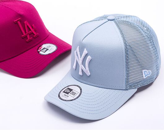 Kinder Kappe New Era - MLB League Essential 9FORTY Trucker - NY Yankees - Blue / White