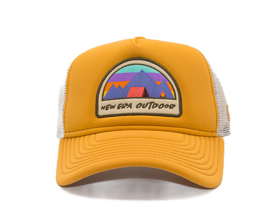 Kinder Kappe New Era - Branded Adventure Patch 9FORTY Trucker - Yellow