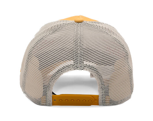 Kappe New Era - Branded Buffalo Patch 9FORTY Trucker - Stone