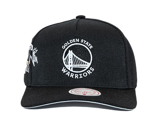 Kappe Mitchell & Ness - NBA Born To Win Pro Snapback - Golden State Warriors - Black
