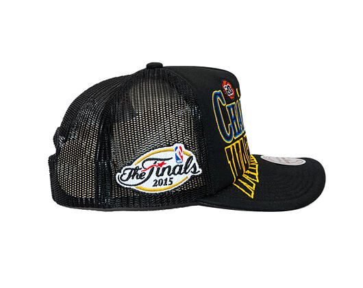 Kappe Mitchell & Ness - NBA Big Champ Trucker - Golden State Warriors - Black