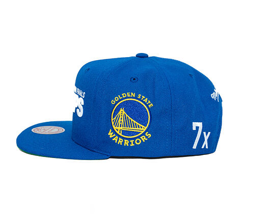 Kappe Mitchell & Ness - NBA Winners Circle Snapback - Golden State Warriors - Blue