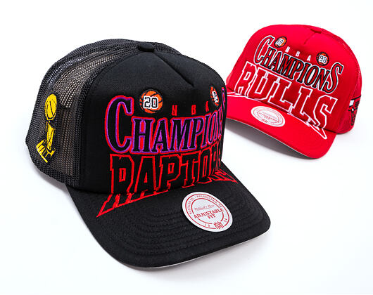 Kappe Mitchell & Ness - NBA Big Champ Trucker - Toronto Raptors - Black