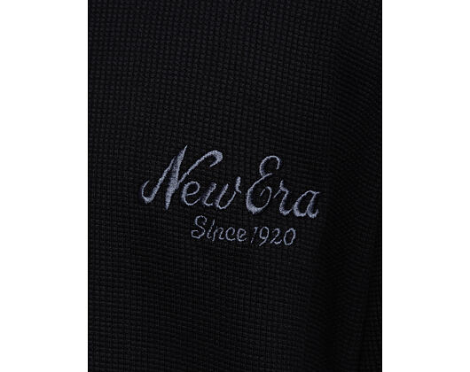 Pullover New Era - Branded Waffle Oversized Crewneck - Black