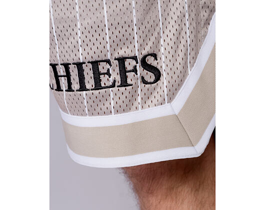 Shorts New Era - NFL Pinstripe Shorts - Kansas City Chiefs - Stone