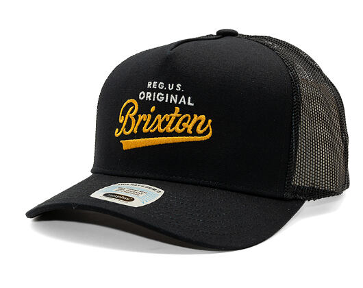 Kappe Brixton - Postal C Netplus Mp Trucker Ha - Black/Black