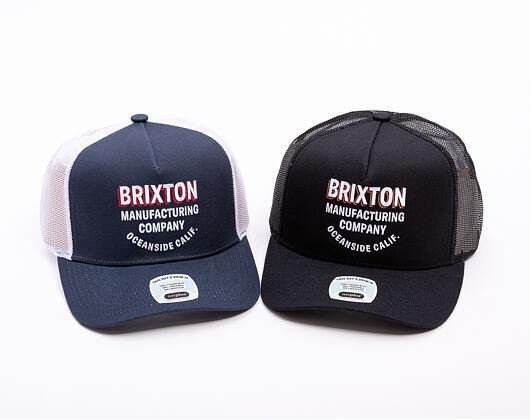 Kappe Brixton - Redoubt C Np Mp Trucker Hat - Navy/White/White