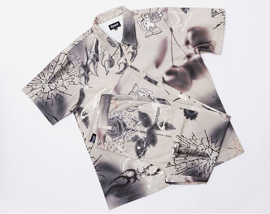 Hemd Rip N Dip - Stargazing Zip Up Shirt Multi