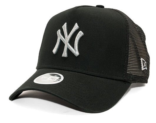 Damen Kappe New Era - MLB Metallic 9FORTY Trucker - NY Yankees - Black