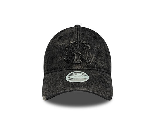 Damen Kappe New Era - MLB Wash & Distressed Denim 9TWENTY - NY Yankees - Black