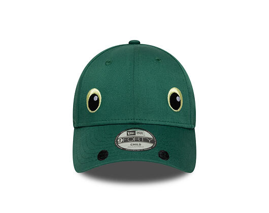 Kinder Kappe New Era - Monster Face 9FORTY - Emerald Green