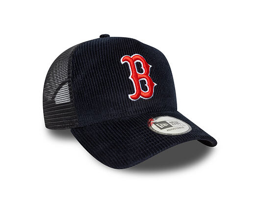 Kappe New Era - MLB Seasonal Cord 9FORTY Trucker - Boston Red Sox - Navy