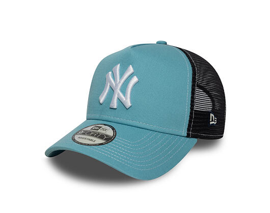 Kappe New Era - MLB Contrast Stitch WS Retro 9FORTY Trucker - NY Yankees - Blue