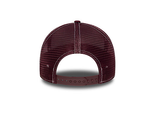 Kappe New Era - MLB Contrast Stitch WS Retro 9FORTY Trucker - LA Dodgers - Burgundy