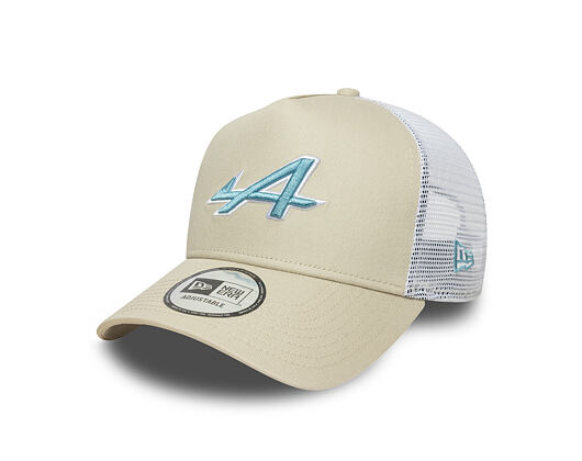 Kappe New Era - F1 Seasonal POP 9FORTY Trucker - Alpine Racing - Stone